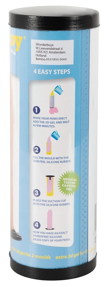 Cloneboy Zuigkloon set DIY met zuignap - Huidskleur - Cloneboy - SKU: 5318550000