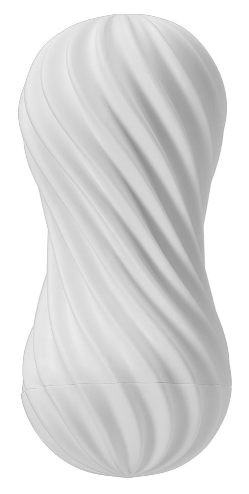 TENGA Masturbator met vacuüm en stimulerende textuur - Wit - TENGA - SKU: 5318980000