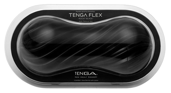 TENGA Flex masturbator met vacuüm - Zwart - TENGA - SKU: 5319010000