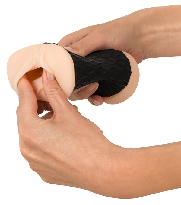 Nature Skin Trilkussen dubbelzijdig met vagina & anus - Licht - Nature Skin - SKU: 5319360000