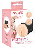Nature Skin Trilkussen dubbelzijdig met vagina & anus - Licht