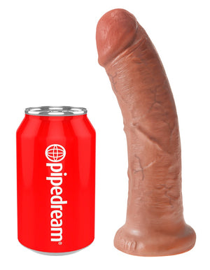 King Cock Dildo realistisch gebogen - Huidskleur