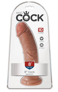 King Cock Dildo realistisch gebogen - Huidskleur