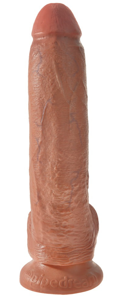 Cock 9" met ballen - King Cock - SKU: 5420080000