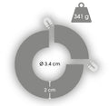 fetish Collection Ballstretcher magnetisch - Zilver