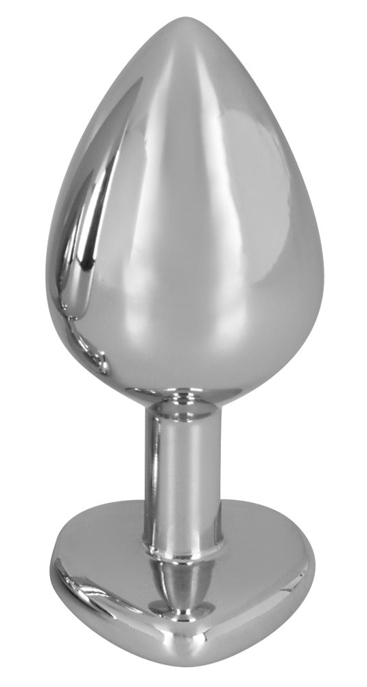 You2Toys Analplug kegelvormig met edelsteen - Zilver - You2Toys - SKU: 5327890000
