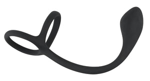 Black Velvets Cock & ball ring - Zwart