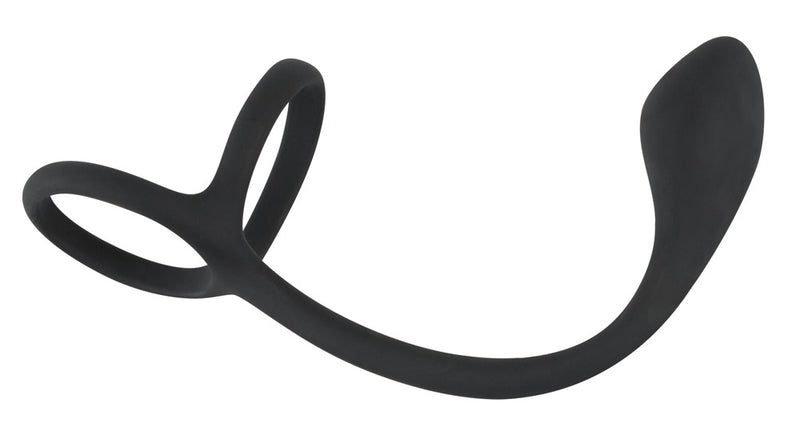 Black Velvets Cock & ball ring - Zwart