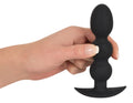 Black Velvets Kralen plug - Zwart