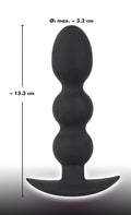 Black Velvets Kralen plug - Zwart
