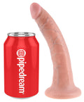 King Cock Realistic dildo met zuignap en levensechte details - Licht