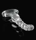 Icicles Anal beads gebogen met 7 kralen - Transparant