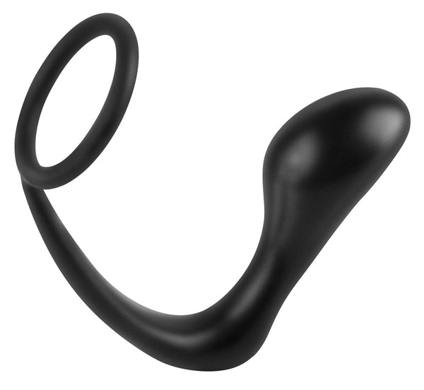 Anal Fantasy Collection Cockring plug - Zwart - Anal Fantasy Collection - SKU: 5334590000