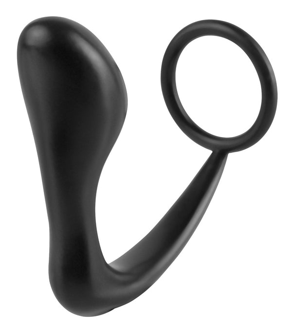 Anal Fantasy Collection Cockring plug - Zwart - Anal Fantasy Collection - SKU: 5334590000