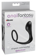 Anal Fantasy Collection Cockring plug - Zwart