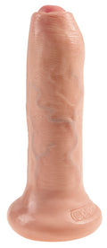 King Cock Dildo realistisch met bewegende voorhuid - Huidskleur