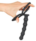 Black Velvets Cock & ball ring - Zwart