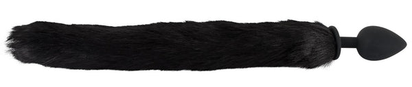 Bad Kitty Analplug met kattenstaart en oorband - Zwart - Bad Kitty - SKU: 5336020000