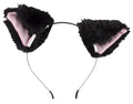Bad Kitty Analplug met kattenstaart en oorband - Zwart