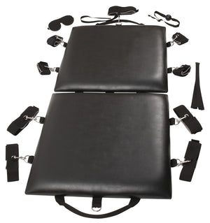 You2Toys Bondagebord opvouwbaar met draagriem - Zwart