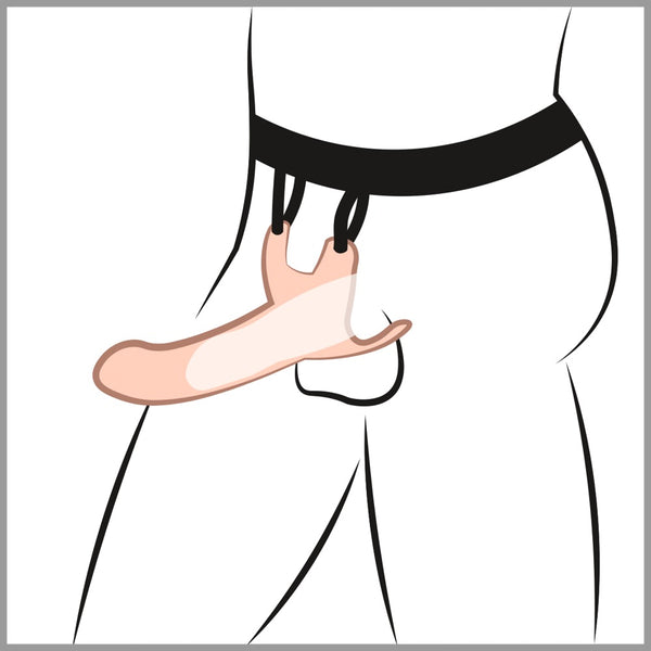 You2Toys verlengt penis met 5 cm - Huidskleur Licht - You2Toys - SKU: 5339040000