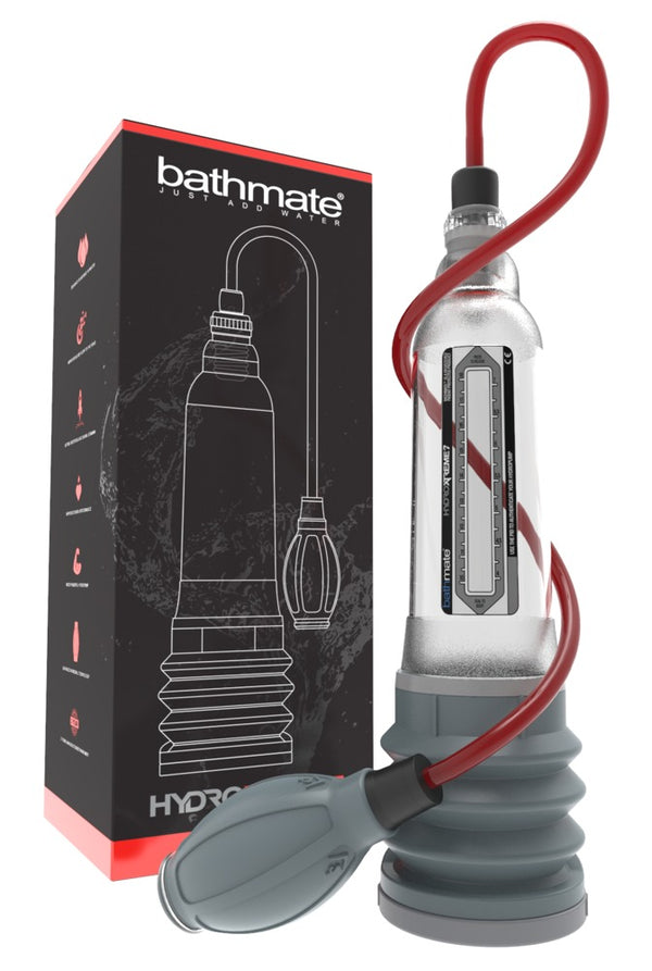 Bathmate Hydro penis pomp met accessoires - Transparant - Bathmate - SKU: 5341020000