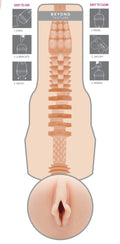 Fleshlight Vibrator realistisch met handtekening - Huidskleur