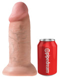 King Cock Dildo realistisch met zuignap - Huidskleur