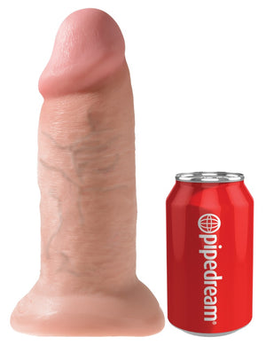 King Cock Dildo realistisch met zuignap - Huidskleur