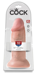 King Cock Dildo realistisch met zuignap - Huidskleur