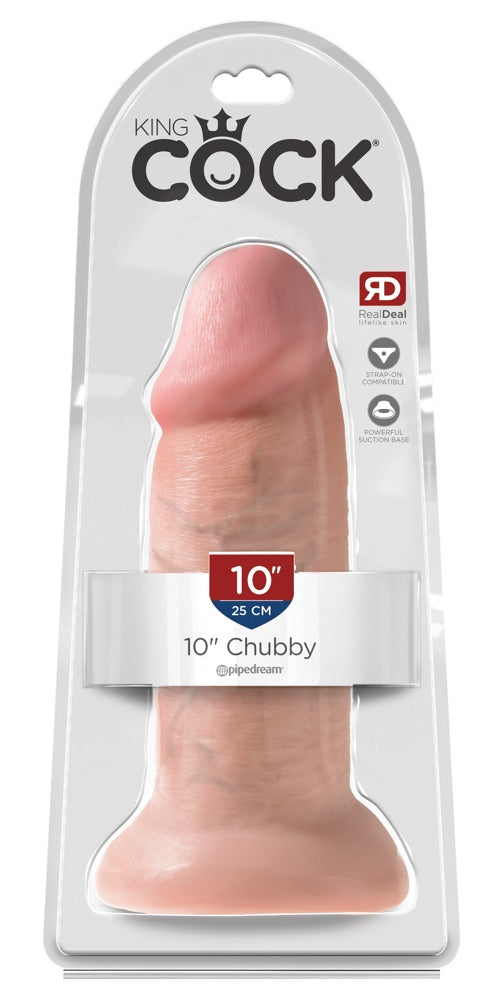 King Cock Dildo realistisch met zuignap - Huidskleur