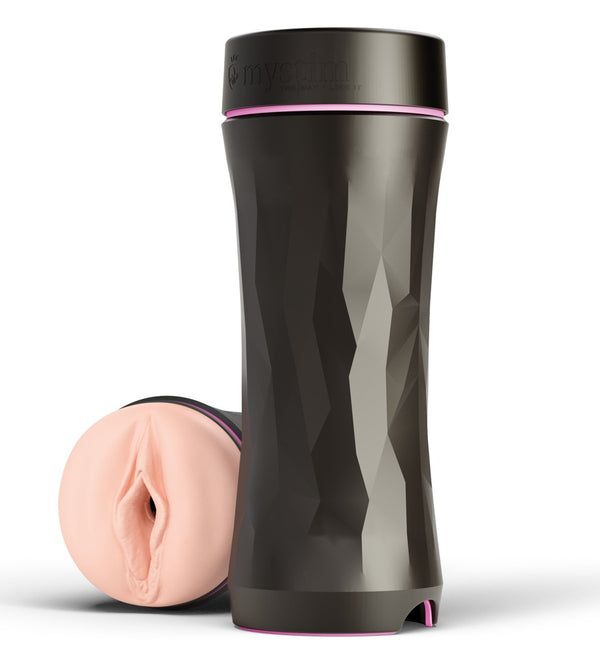 Mystim vagina masturbator E-stim - Zwart - Mystim - SKU: 5346090000