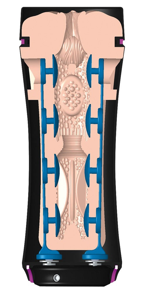 Mystim vagina masturbator E-stim - Zwart - Mystim - SKU: 5346090000