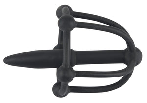 Penisplug Met glanskooi - Zwart