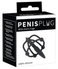 Penisplug Met glanskooi - Zwart