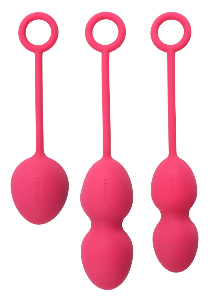 SVAKOM Love ball set 3 gewichten - Roze