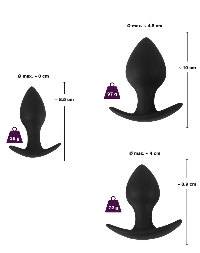 Black Velvets Anale trainer - Zwart