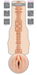 Fleshlight Masturbator met realistische ribbels en stippen - Huidskleur