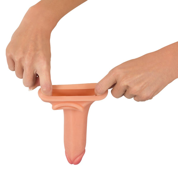 Realistixxx Penis sleeve vergrotend met realistische details - Huidskleur - Realistixxx - SKU: 5361050000