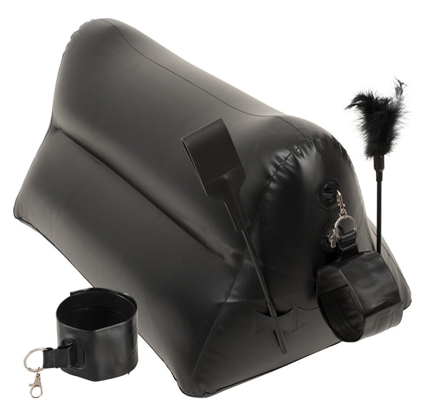 You2Toys Opblaasbaar liefdeskussen draagbaar - Zwart - You2Toys - SKU: 5371950000