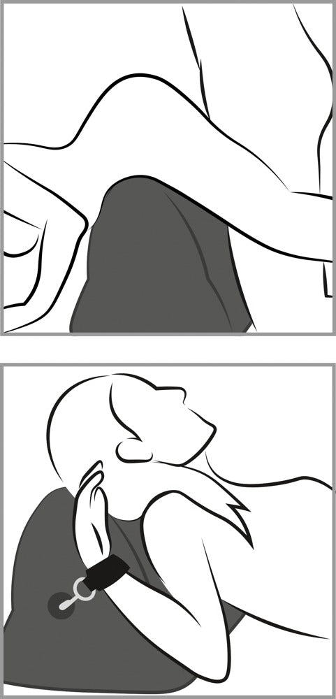 You2Toys Opblaasbaar liefdeskussen draagbaar - Zwart - You2Toys - SKU: 5371950000