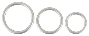 You2Toys Cockring set met 3 maten - Zilver