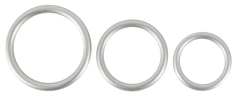 You2Toys Cockring set met 3 maten - Zilver