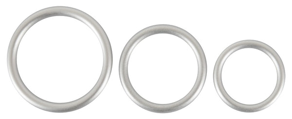 You2Toys cockringset met 3 maten - Zilver - You2Toys - SKU: 5372170000