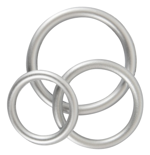 You2Toys cockringset met 3 maten - Zilver - You2Toys - SKU: 5372170000