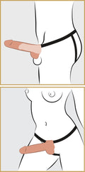 Fetish Fantasy Series Strap-on - Huidskleur Licht