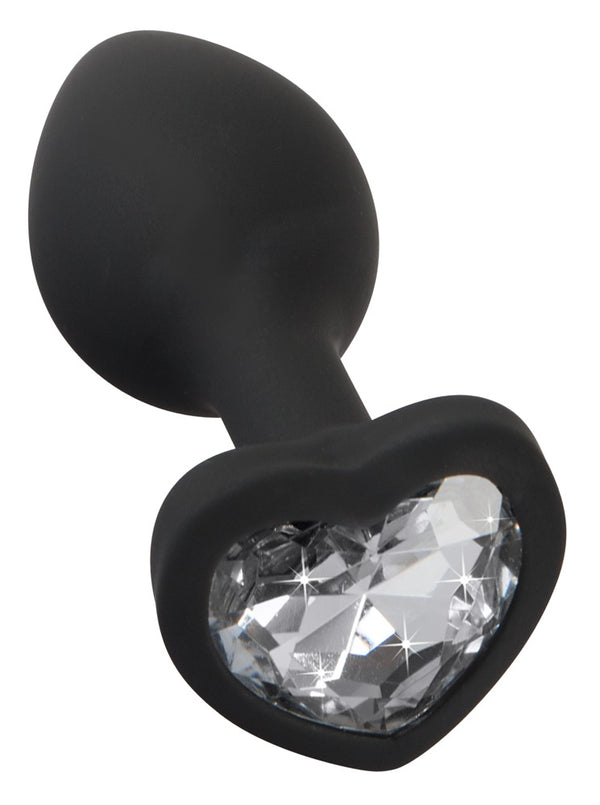 You2Toys hartvormige butt plug - Zwart - You2Toys - SKU: 5375940000