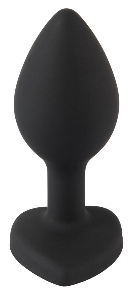 You2Toys hartvormige butt plug - Zwart - You2Toys - SKU: 5375940000