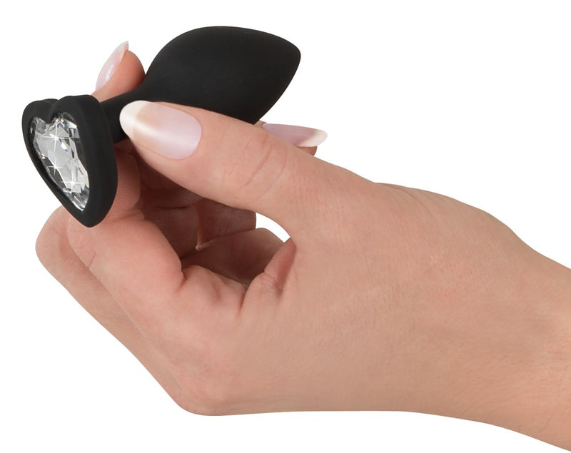 You2Toys Butt plug met edelsteen - Zwart