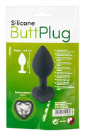 You2Toys Butt plug met edelsteen - Zwart